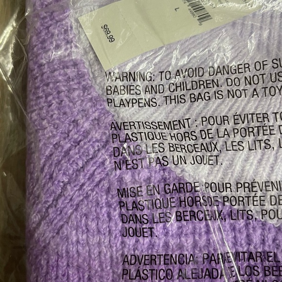 Purple strip sweater from gap - Picture 3 of 3